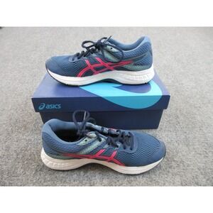 Asics Gel Contend 6 Shoes‎ Womens Size 8 Blue Running Athletic Sneakers 1012A570